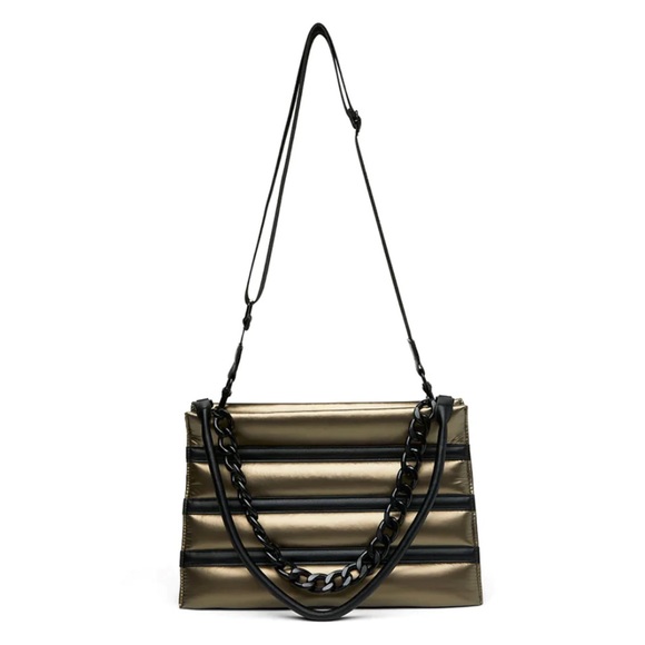 Think Royln Bianca Pearl Pyrite luxe trim NWT - Picture 2 of 4